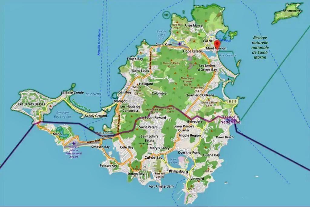 Top Floor Unit 520 Ft2 - 48 M2 With Stunning Dominant View On Ocean, St Barth, Orient Bay Cul de Sac ภายนอก รูปภาพ