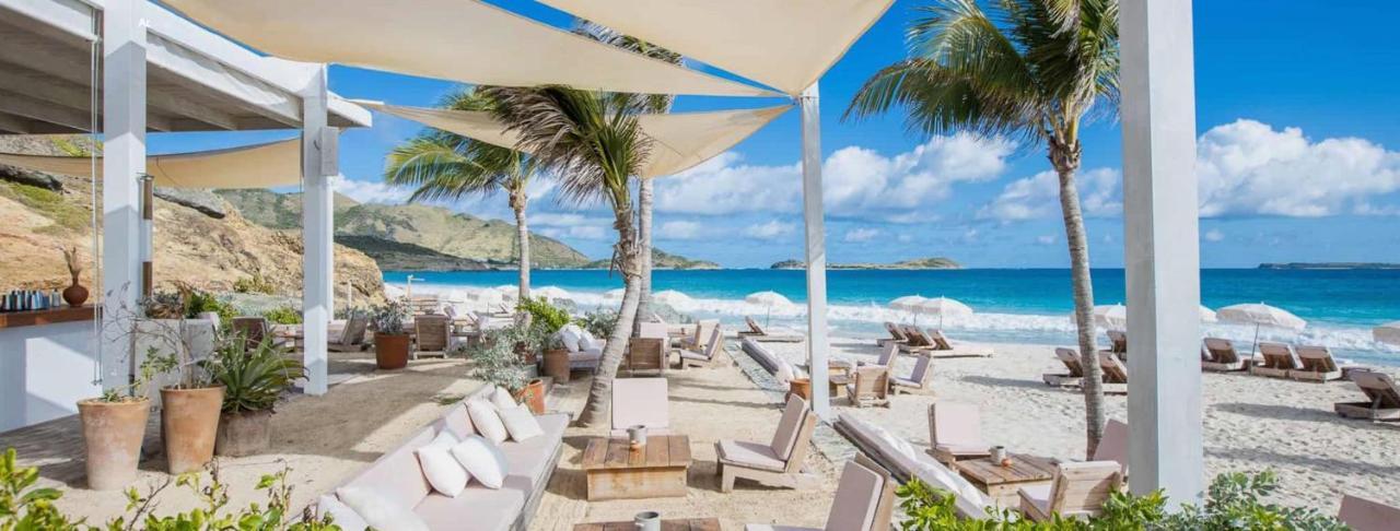 Top Floor Unit 520 Ft2 - 48 M2 With Stunning Dominant View On Ocean, St Barth, Orient Bay Cul de Sac ภายนอก รูปภาพ