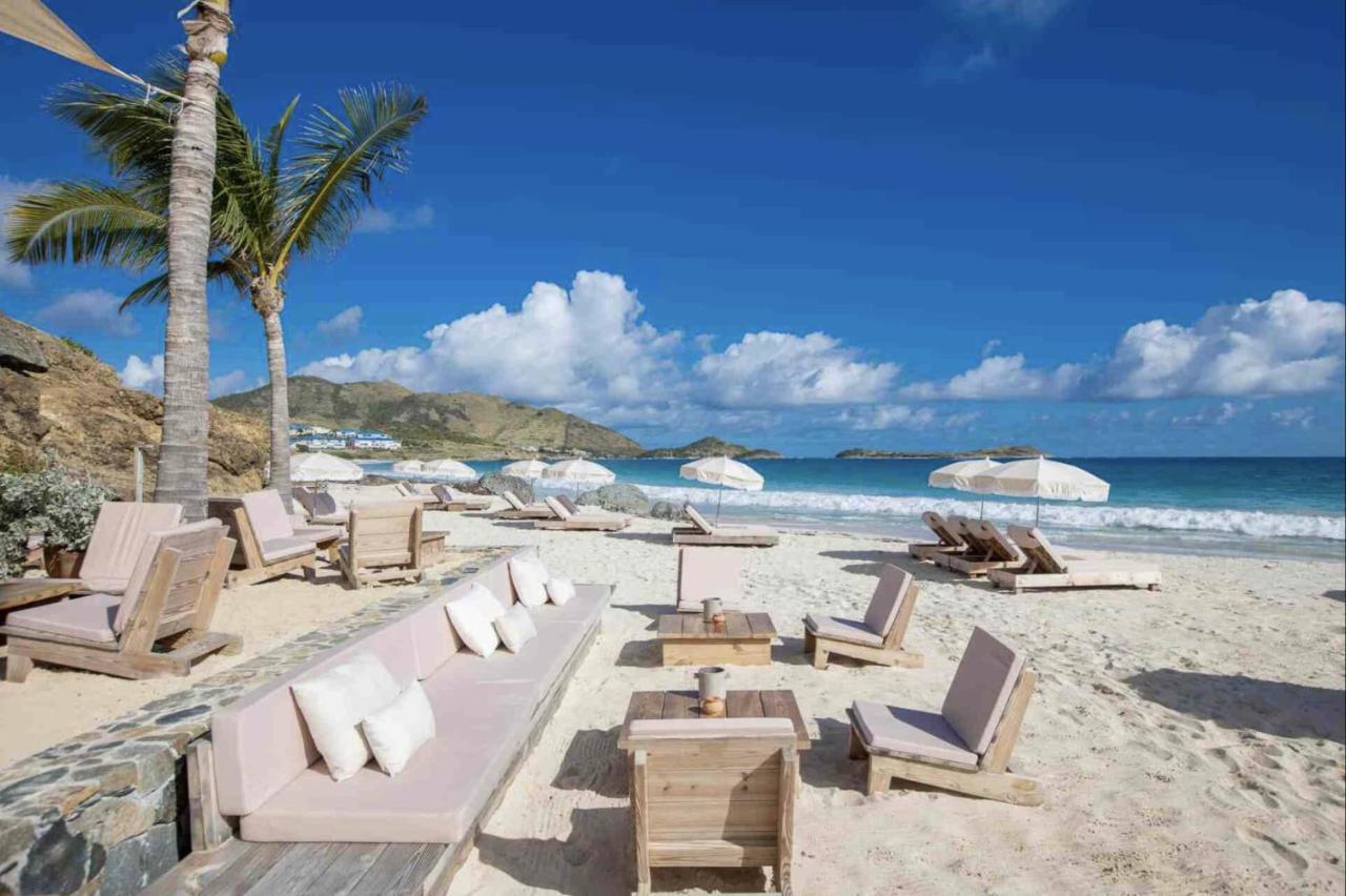 Top Floor Unit 520 Ft2 - 48 M2 With Stunning Dominant View On Ocean, St Barth, Orient Bay Cul de Sac ภายนอก รูปภาพ