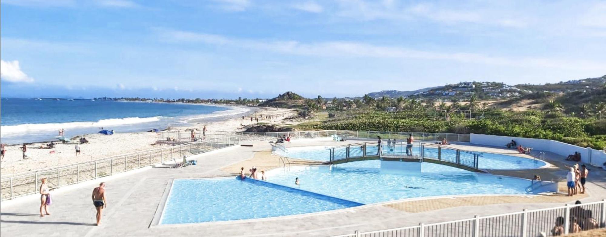 Top Floor Unit 520 Ft2 - 48 M2 With Stunning Dominant View On Ocean, St Barth, Orient Bay Cul de Sac ภายนอก รูปภาพ